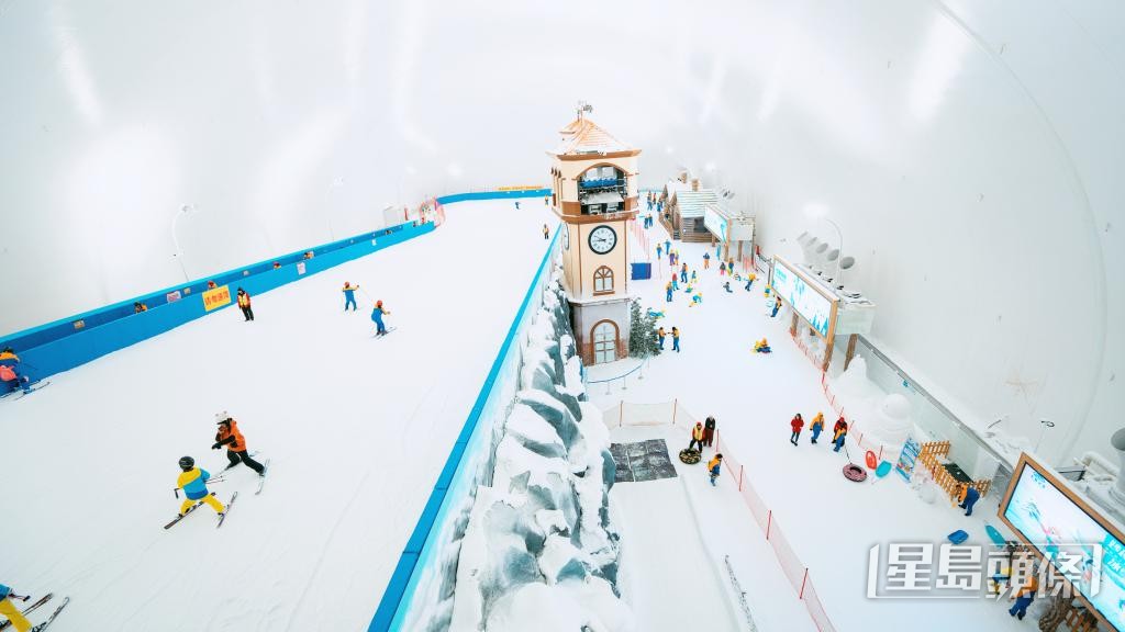 卡魯冰雪世界是深圳最大的滑雪場。 受訪者提供