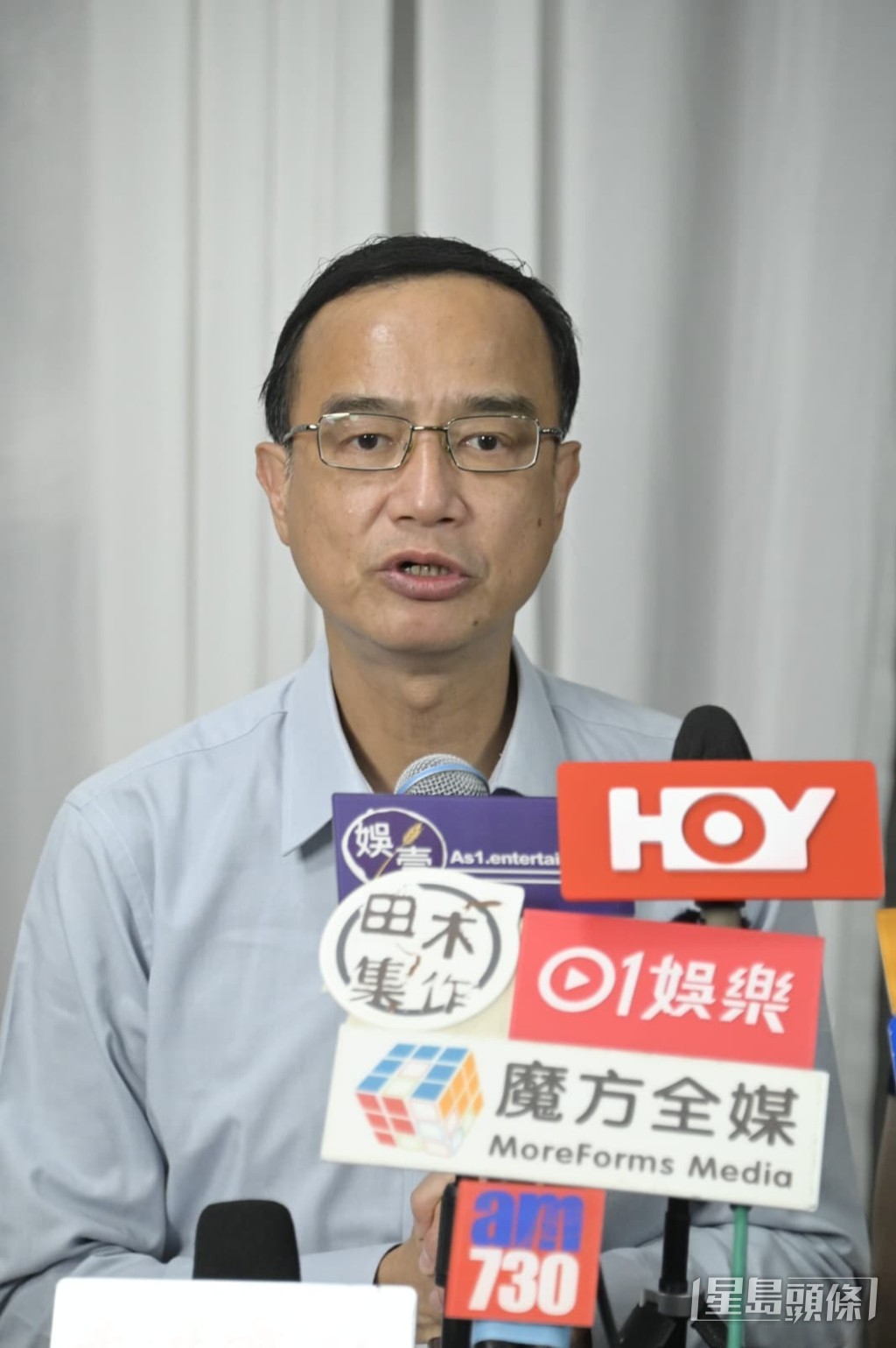 鍾志光表示在黎彼得的情況惡化之前，曾與他飲過茶，當時大家閒話家常。
