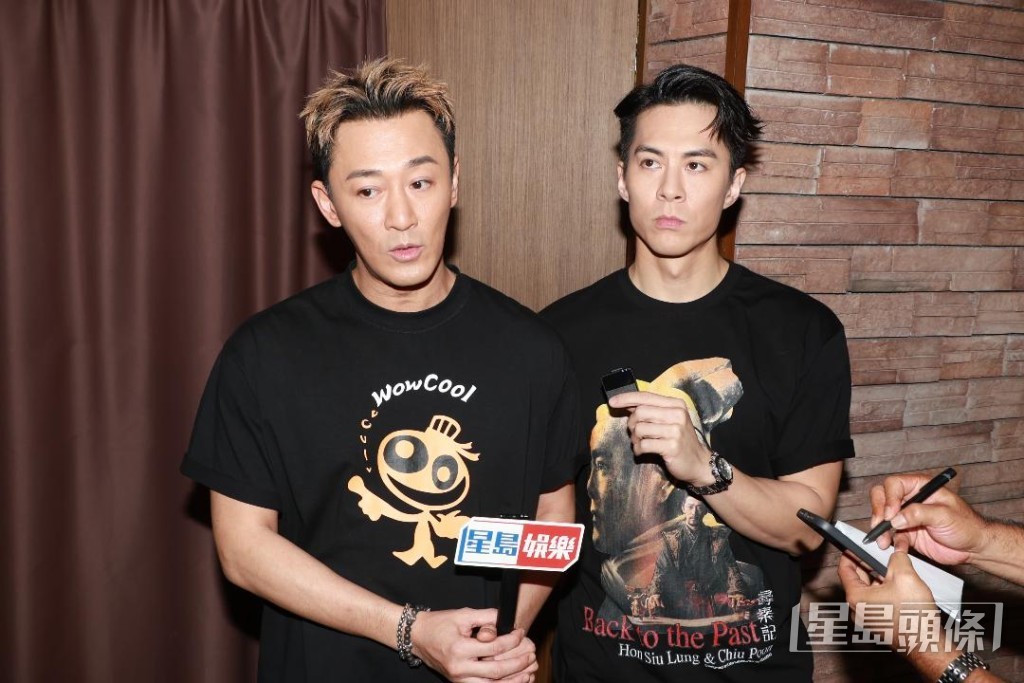 林峯、朱鑑然分享做運動心得。