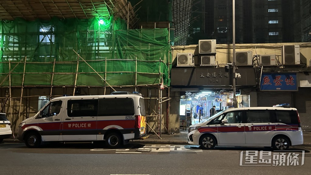 警方到場調查。蔡楚輝攝