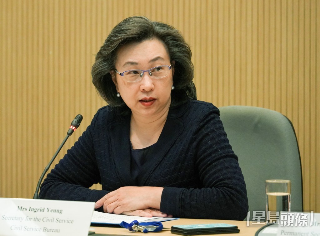 公務員事務局局長楊何蓓茵。資料圖片