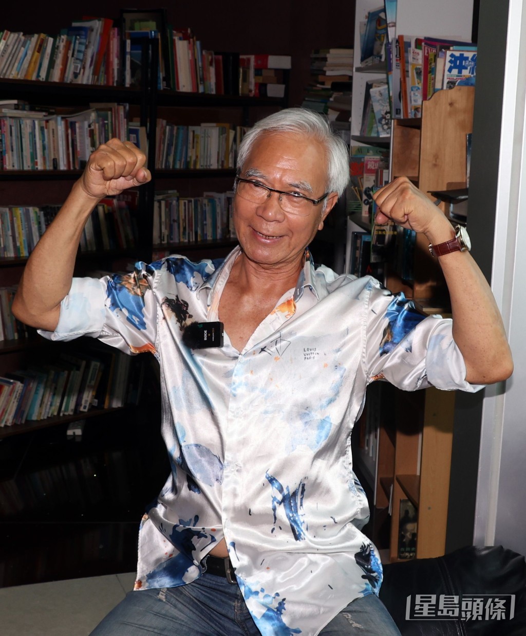 74歲李龍基依然精壯。