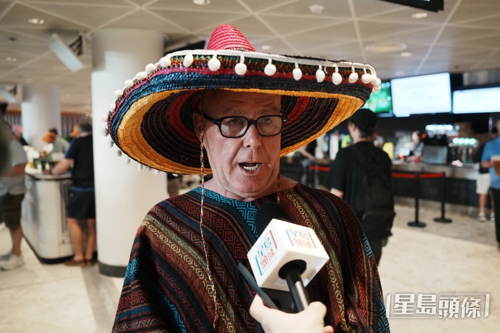 愛爾蘭遊客Stephen大讚啟德主場館達一流水平。