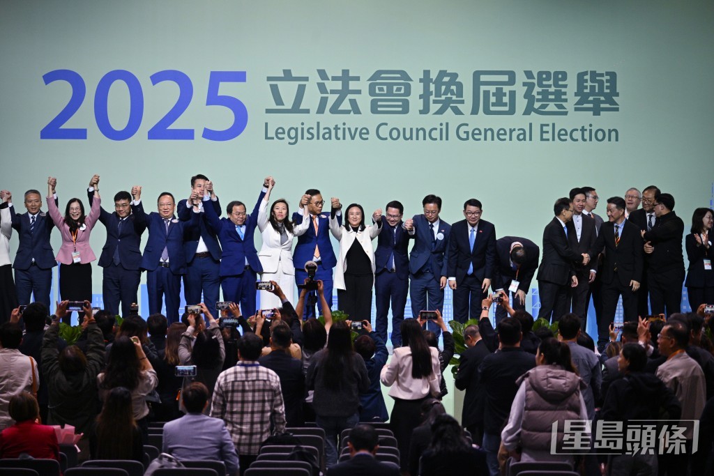 立法會換屆選舉圓滿結束。蘇正謙攝 立法會換屆選舉圓滿結束。蘇正謙攝