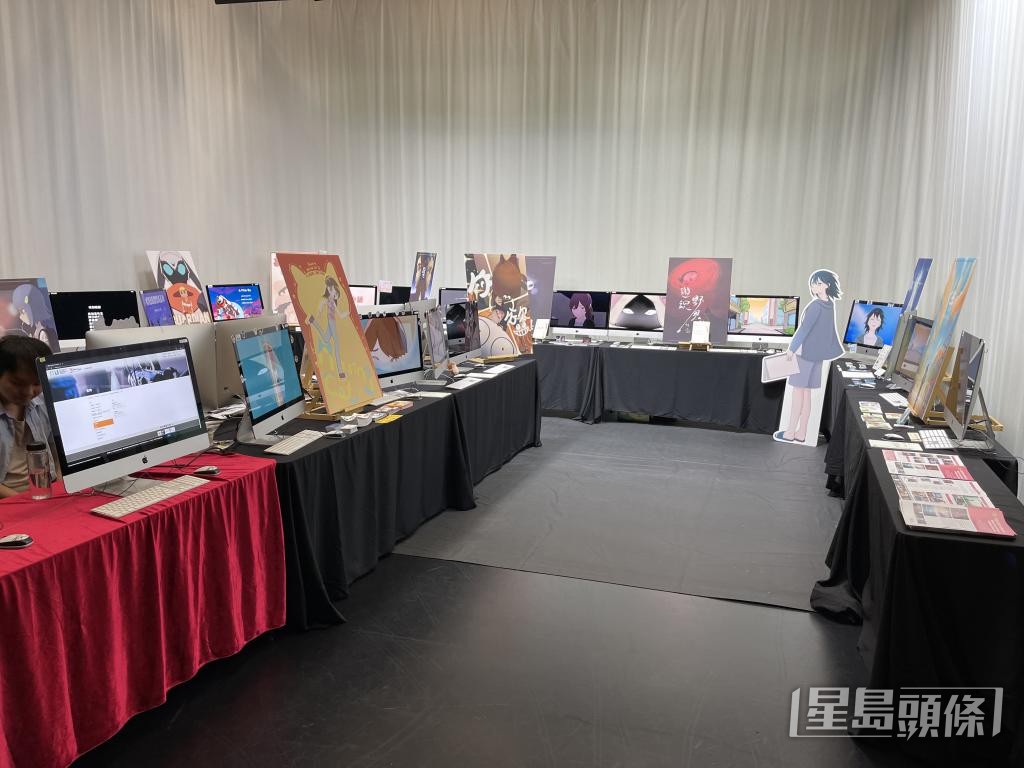 香港都會大學近日舉辦畢業展覽，展出多項原創動畫作品。