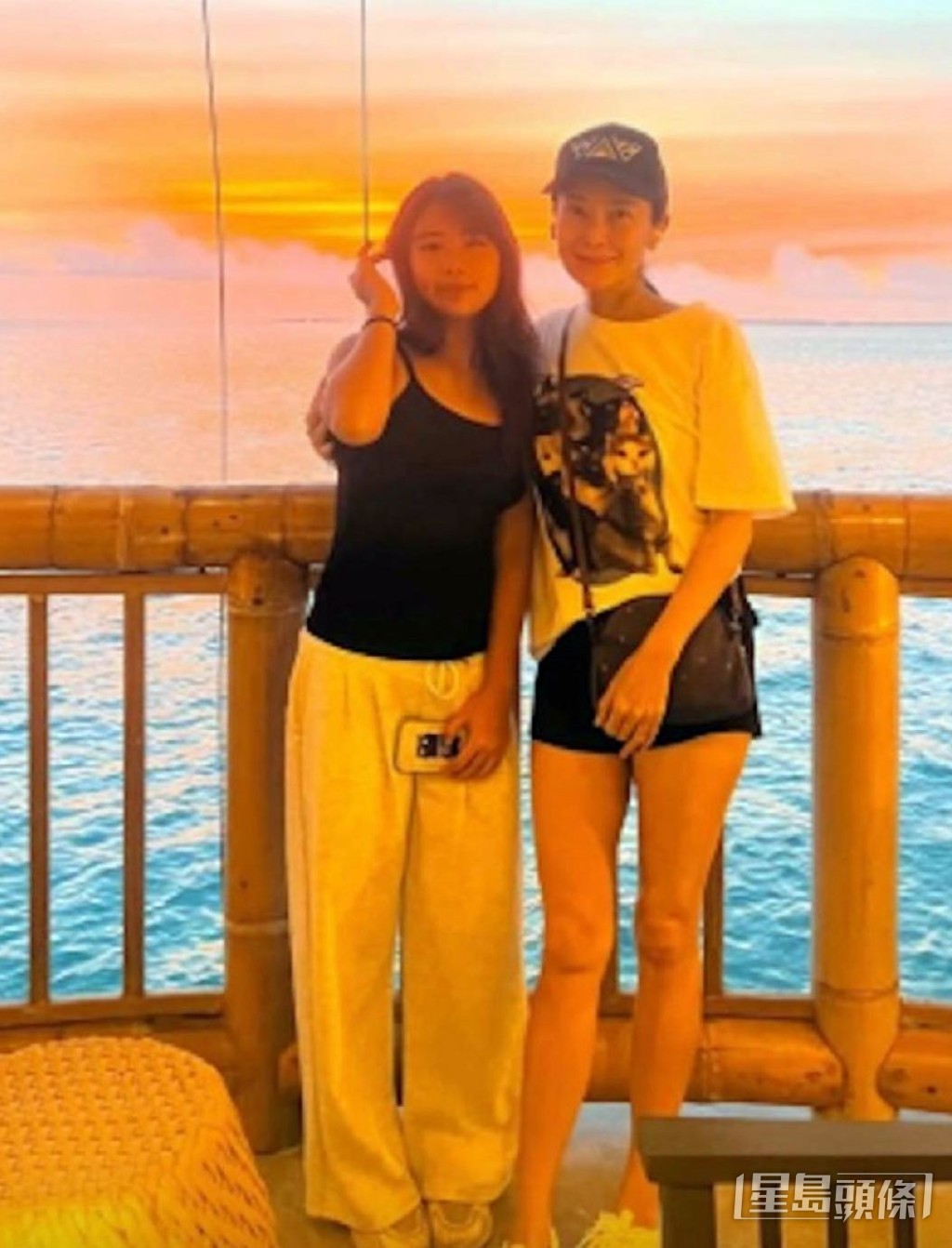 郭羡妮和囡囡朱家愛似兩姊妹。