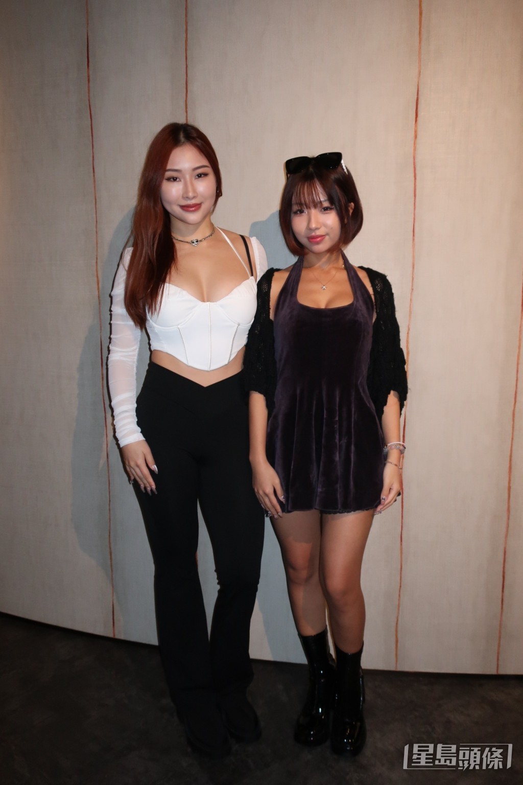 兩位香港KOL阿梓（右）和秀秀（左）表示知道試鏡角色不需要裸露，令她們更放心，如需裸露就會卻步。