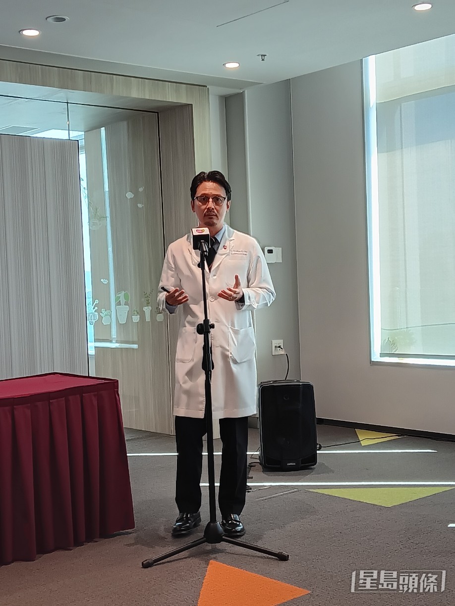 中大醫學院外科學系心胸外科主任黃鴻亮。