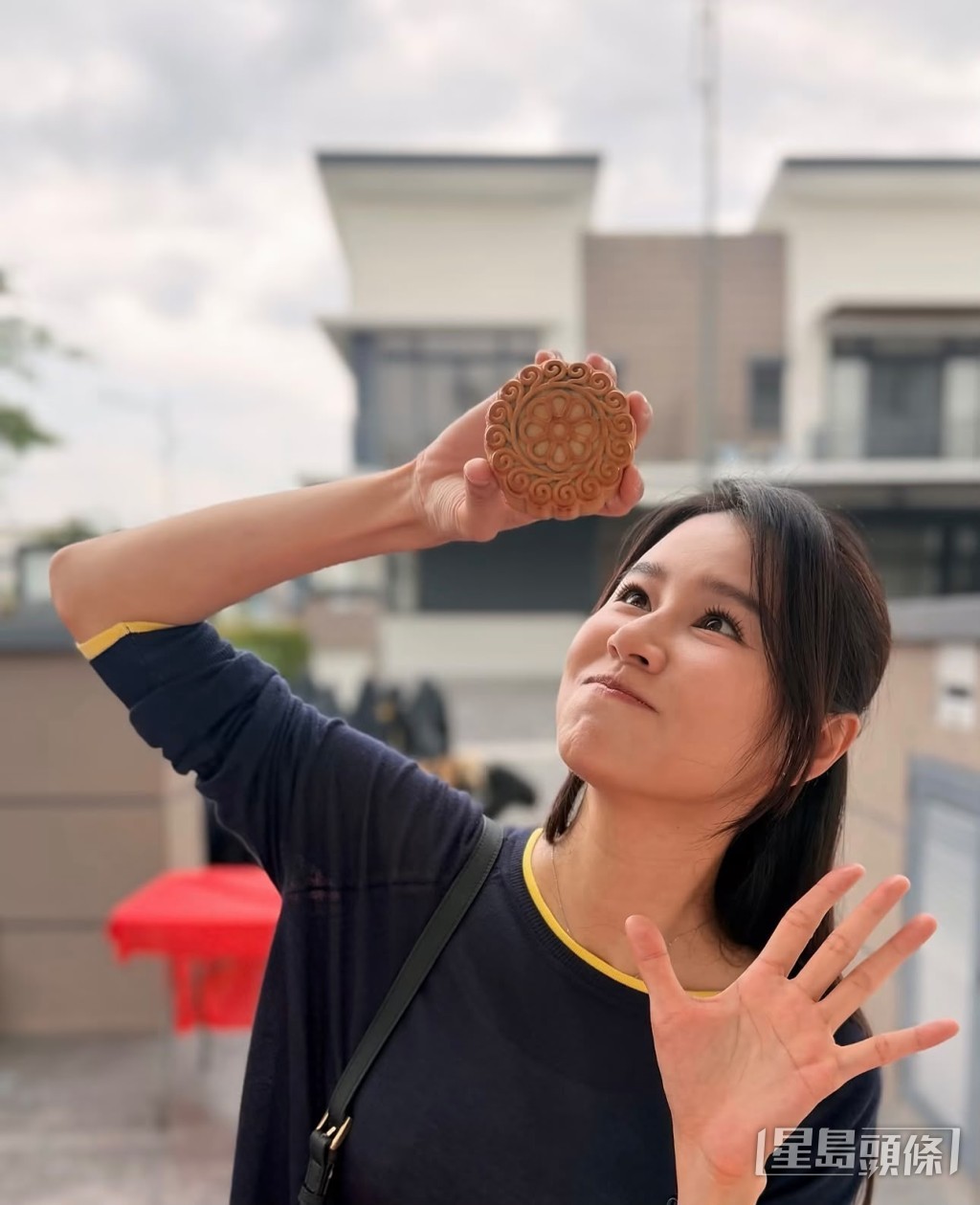 黃翠如狀態大勇。 黃翠如狀態大勇。
