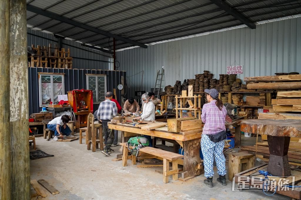 志記鎅木廠上周六重開木工班。