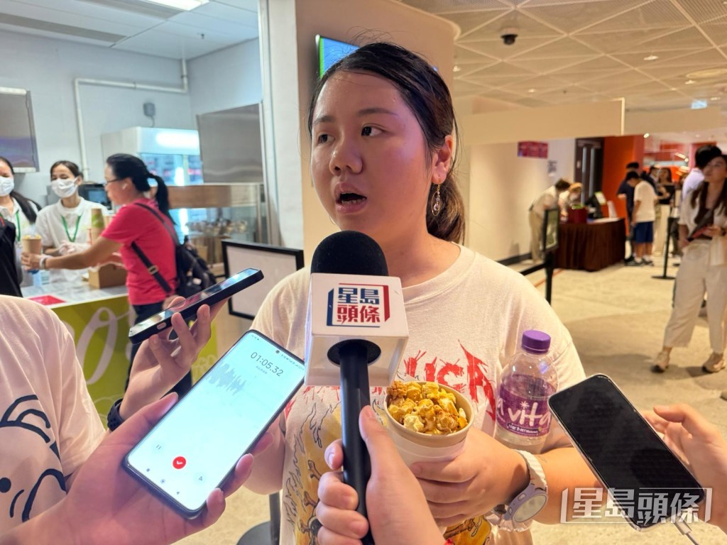 購買了爆谷麥小姐表示，價錢略貴，希望下調3至5元。