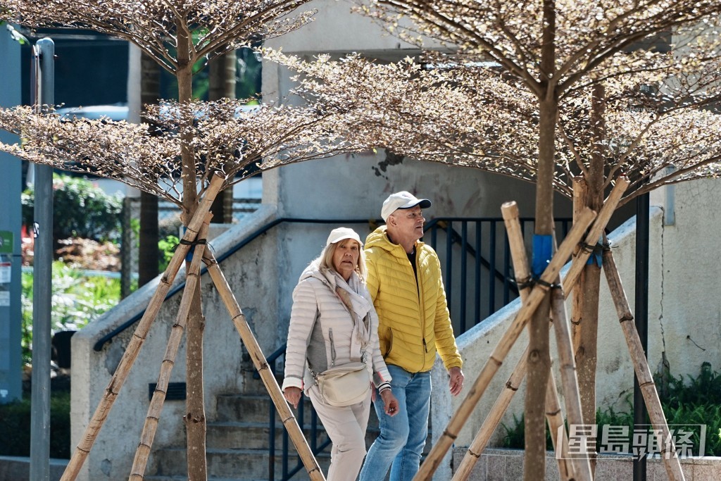 天文台指今日（9日）預料周末期間天氣仍然非常乾燥，早上相當清涼，最低氣溫為14°C。資料圖片