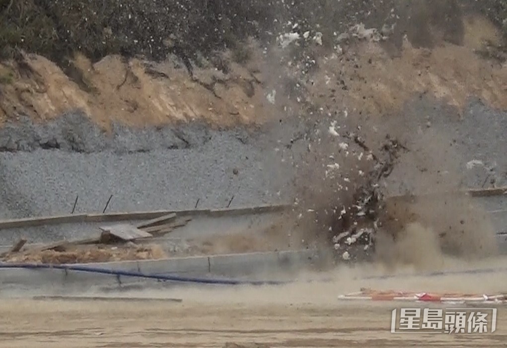 EOD成功引爆迫擊砲。 EOD成功引爆迫擊砲。