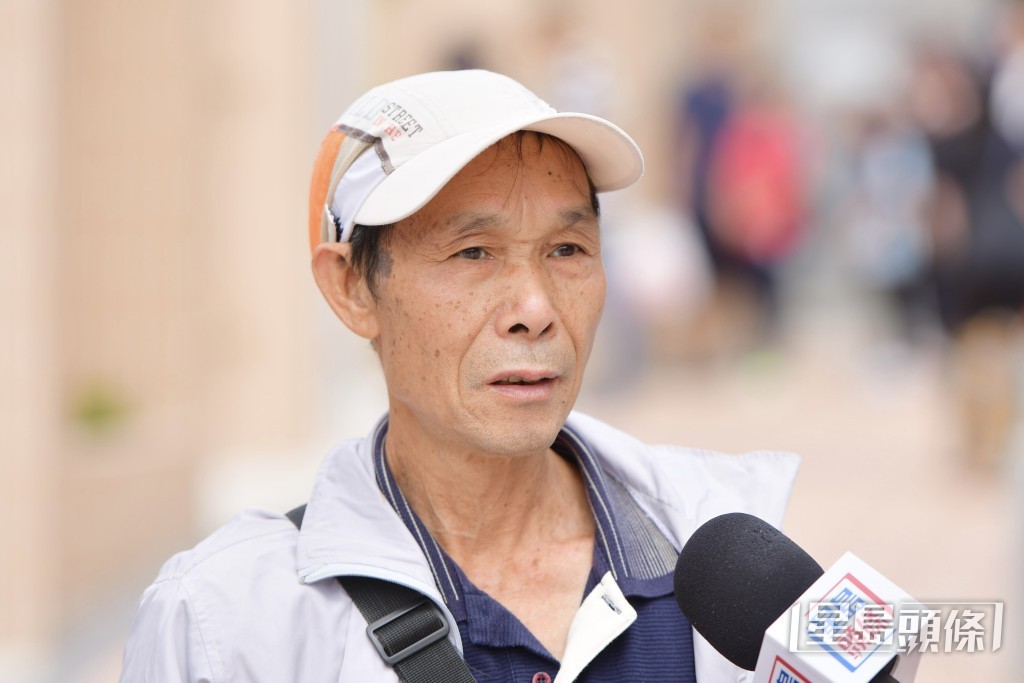 蔡先生。歐樂年攝