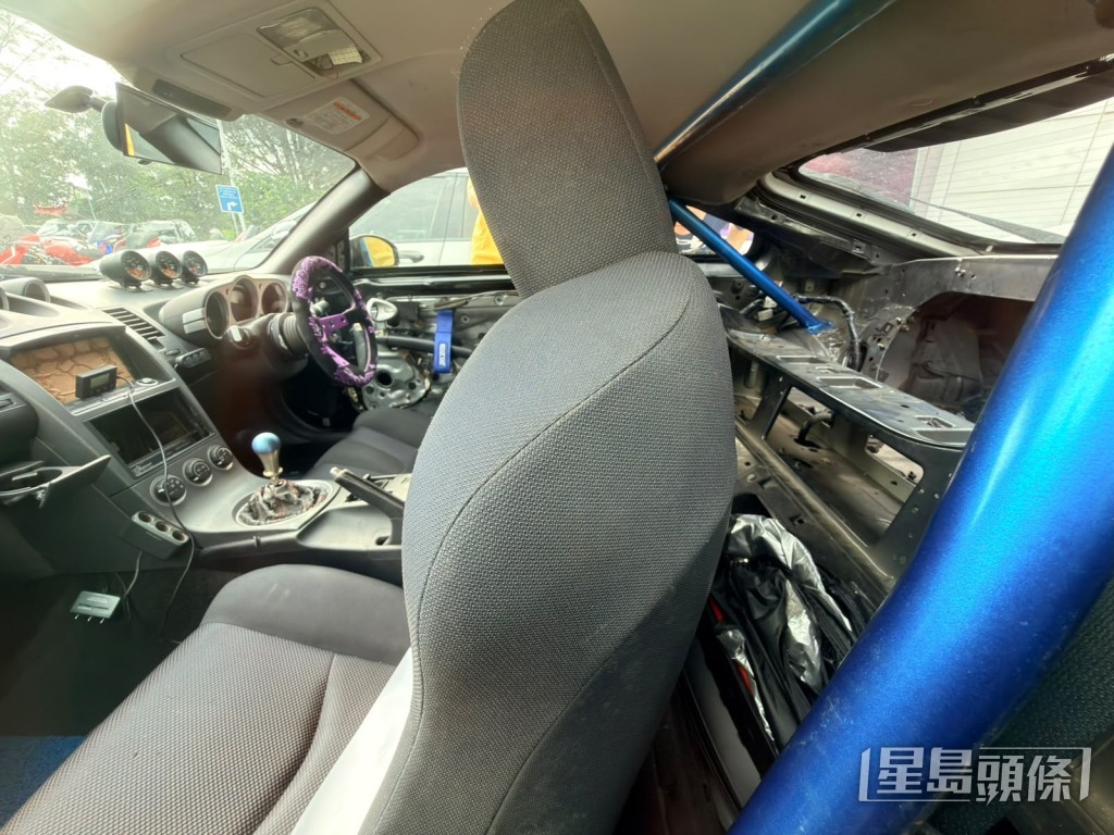 涉及改裝的車輛。梁國峰攝 涉及改裝的車輛。梁國峰攝