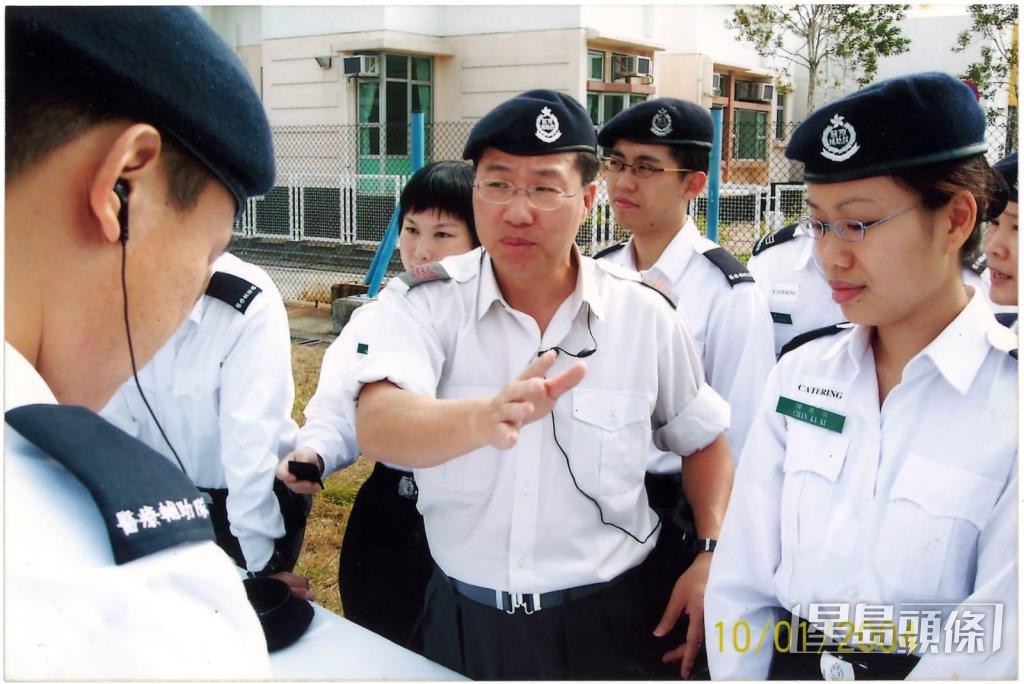 蘇社強曾於沙士期間到淘大花園當值。 受訪者提供