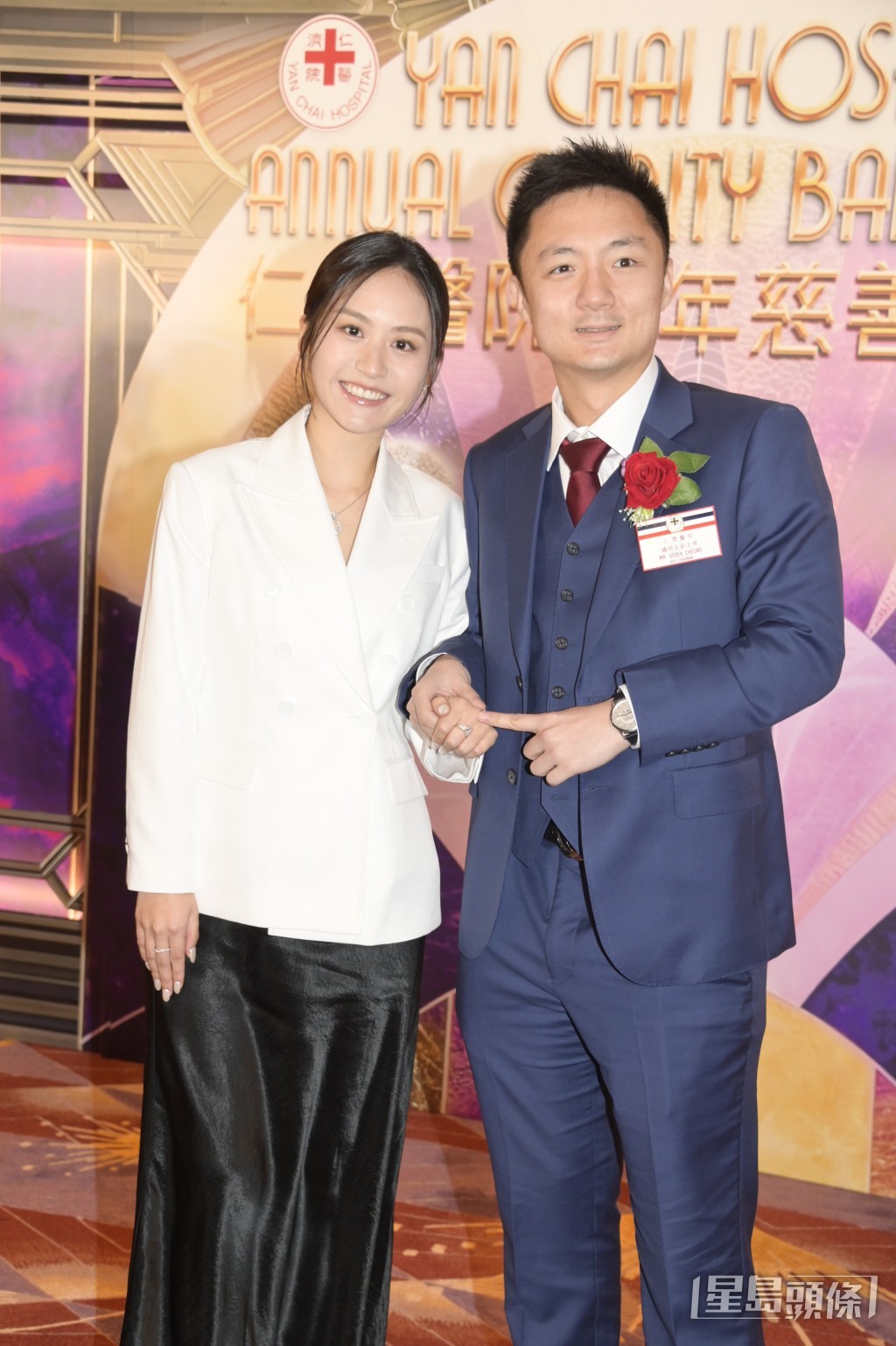 莊雅婷於今年7月為鍾培生誕下女兒。