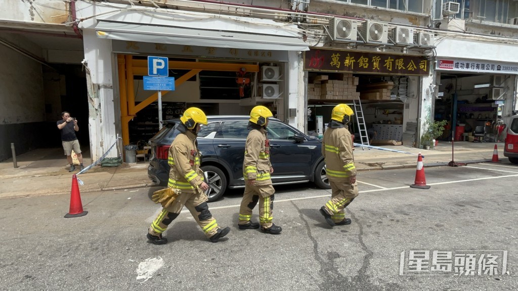 消防員到場協助。