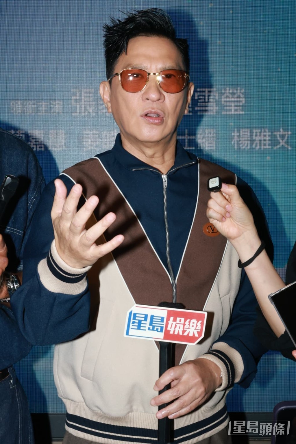 他指自己一路拍都才知故事寫什麼。 他指自己一路拍都才知故事寫什麼。