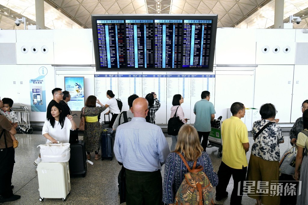 機管局預計今日將有超過1,000班航班升降。