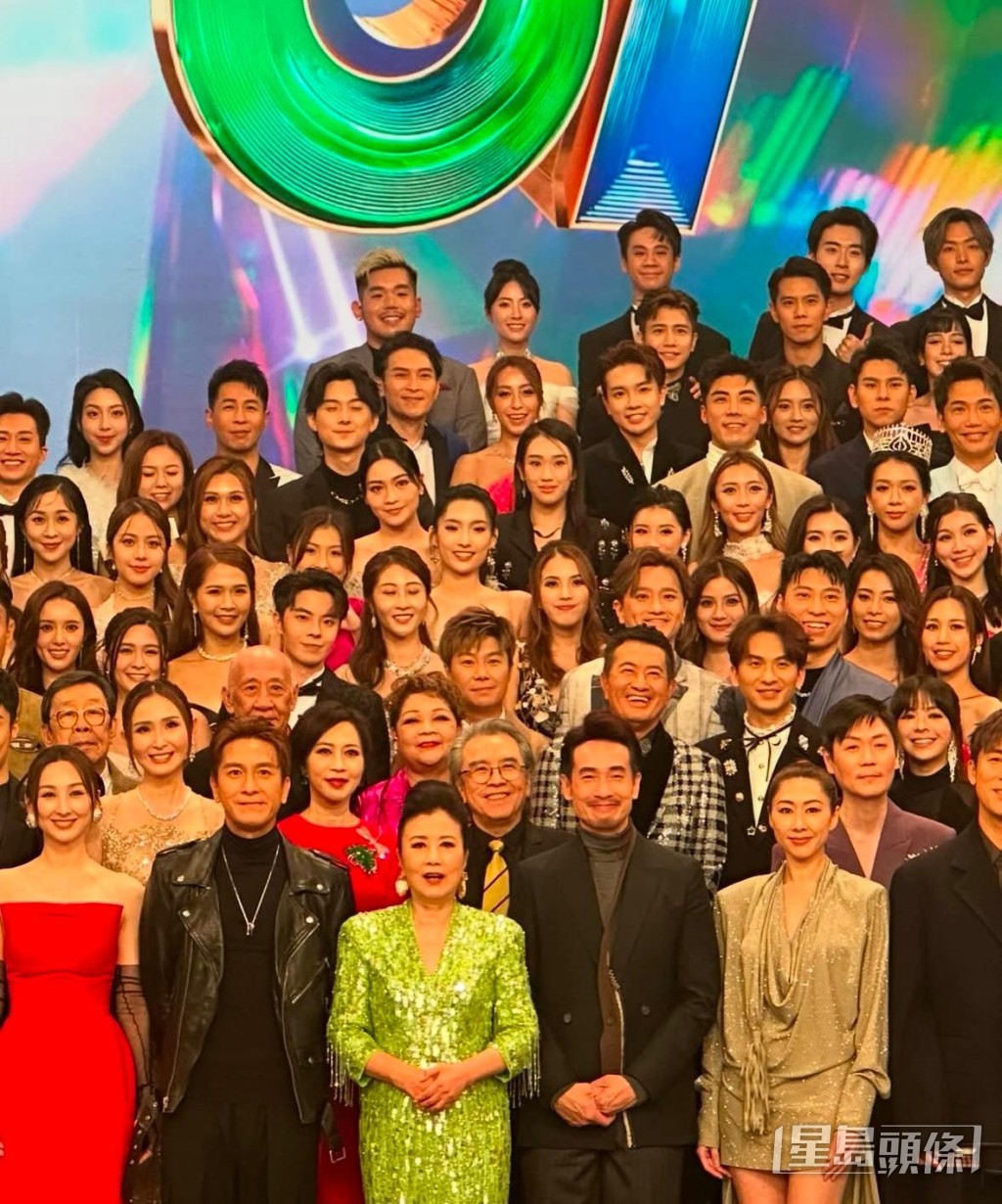 汪明荃日前現身TVB台慶，精神奕奕。