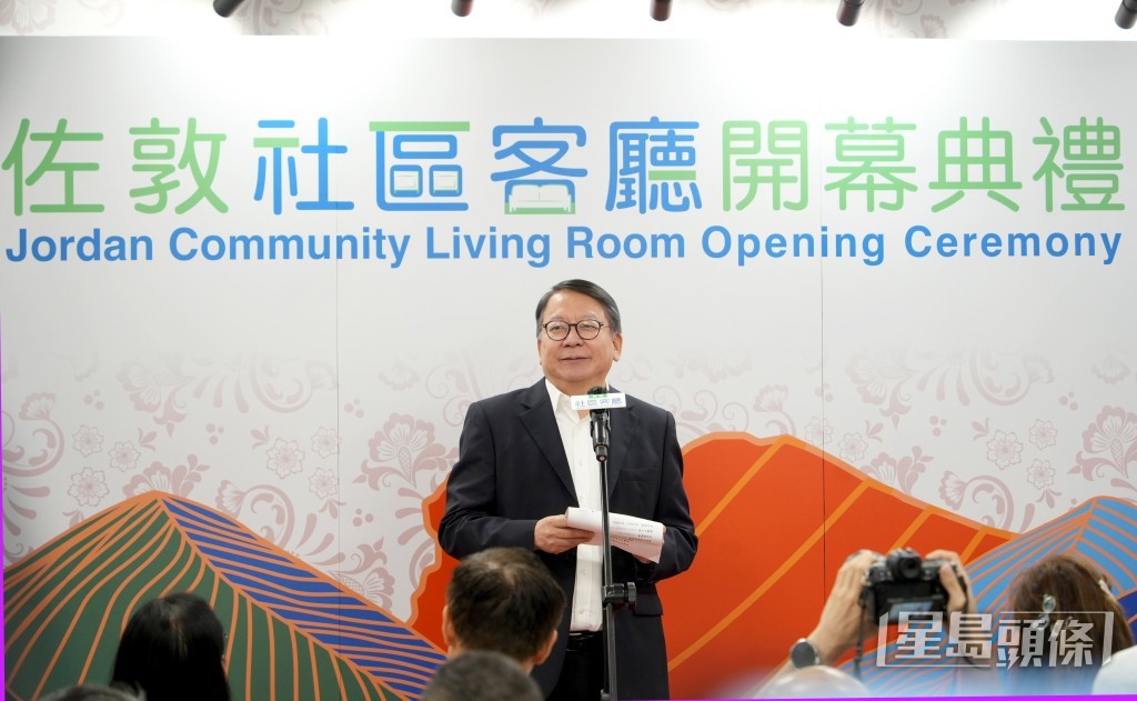 陳國基表示,今年內至少還有兩間社區客廳會落成啟用。 陳國基表示,今年內至少還有兩間社區客廳會落成啟用。