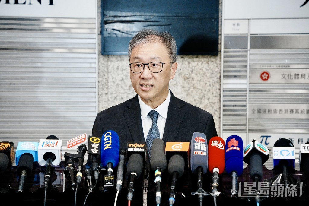 陸啟康表示,感謝行政長官的信任,委任自己擔任獨立委員會主席。汪旭峰攝 陸啟康表示,感謝行政長官的信任,委任自己擔任獨立委員會主席。汪旭峰攝