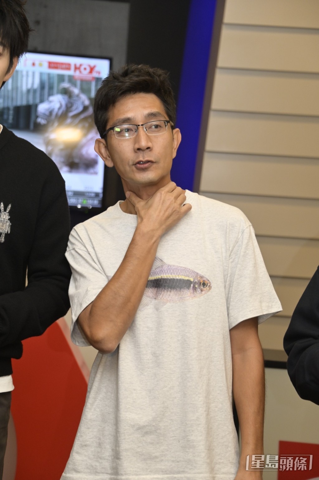 飾演保安隊隊長的李尚正，在劇中不時爆出金句。