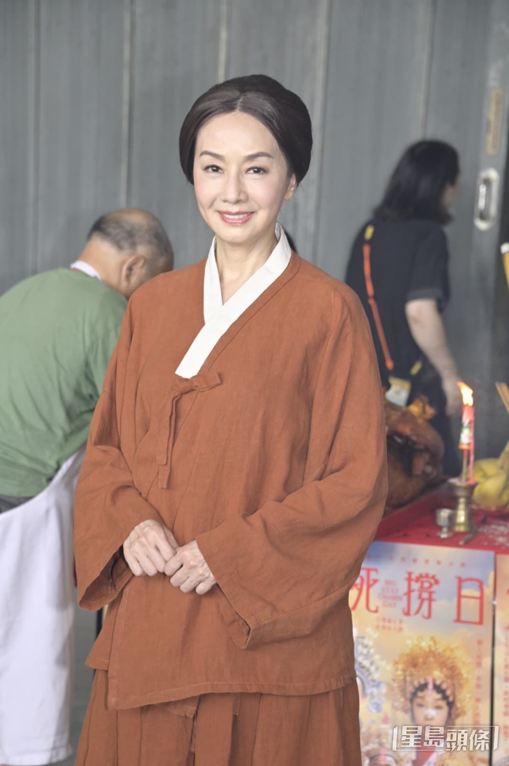 毛舜筠抱一種迎接的心情面對演出44場舞台劇《大死撐日》。 毛舜筠抱一種迎接的心情面對演出44場舞台劇《大死撐日》。