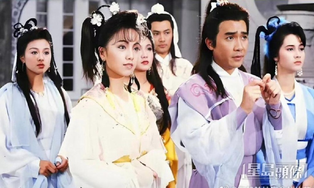 當年一班TVB小生及姐仔姚正菁、梁朝偉、鄭艷麗、劉淑華、鄧萃雯合演古裝劇《俠客行》。 當年一班TVB小生及姐仔姚正菁、梁朝偉、鄭艷麗、劉淑華、鄧萃雯合演古裝劇《俠客行》。