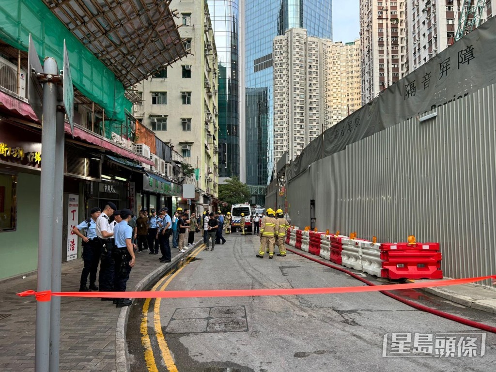 現場為鰂魚涌濱海街近英皇道一地盤。