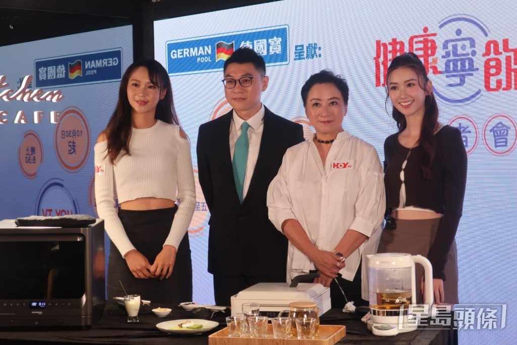 麦诗敏现与谢宁及黄静蓝担任HOY TV煮食节目《健康宁饮食》。
