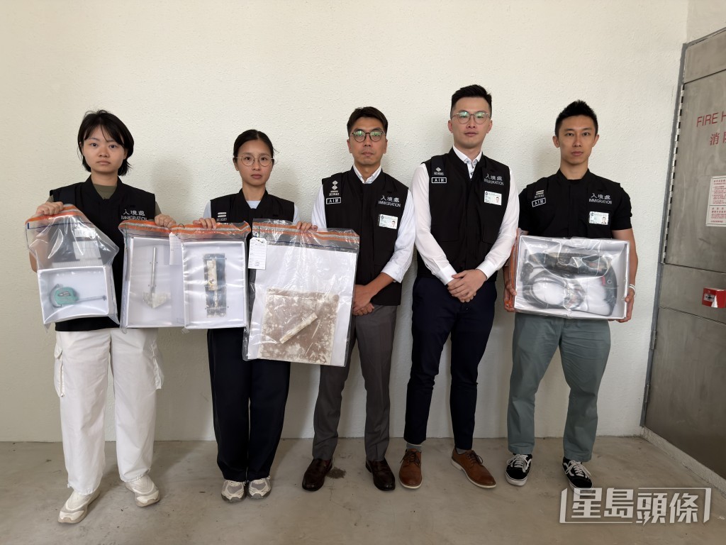 人境處展開反非法勞工行動。 人境處展開反非法勞工行動。