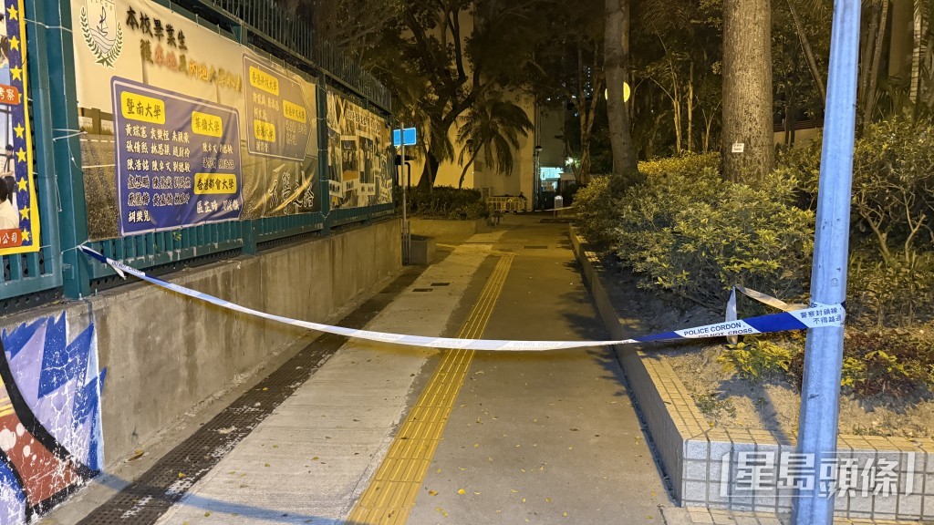 現場為元朗水邊圍邨。 現場為元朗水邊圍邨。