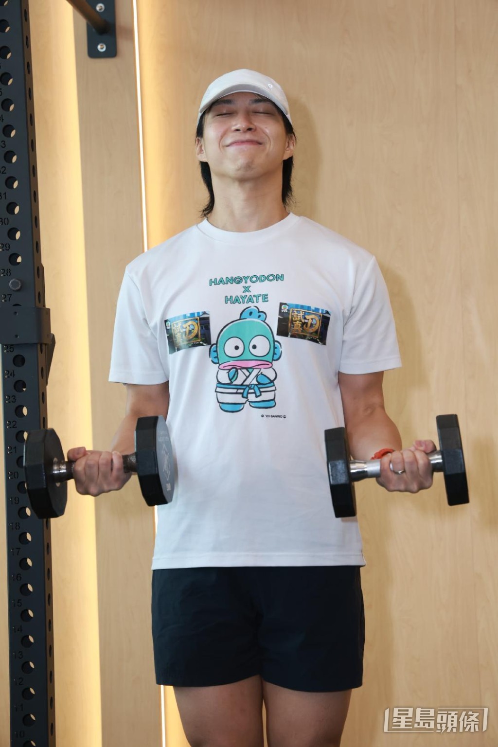 吳業坤表現非常辛苦。