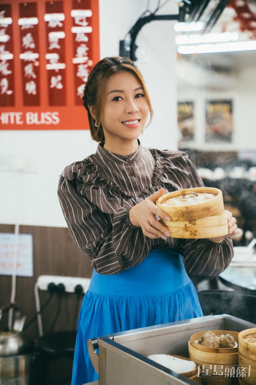 黃婉曼帶大家品嘗懷舊點心補充體力。