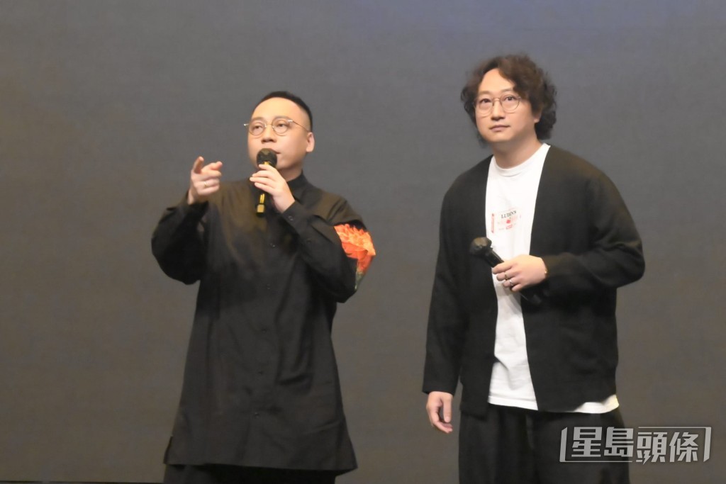C君（左）表示18個節目都冇親自落場，只做創意看更。