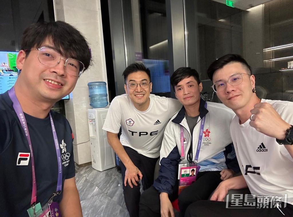  3年前，叶文豪代表香港征战杭州亚运。 受访者提供