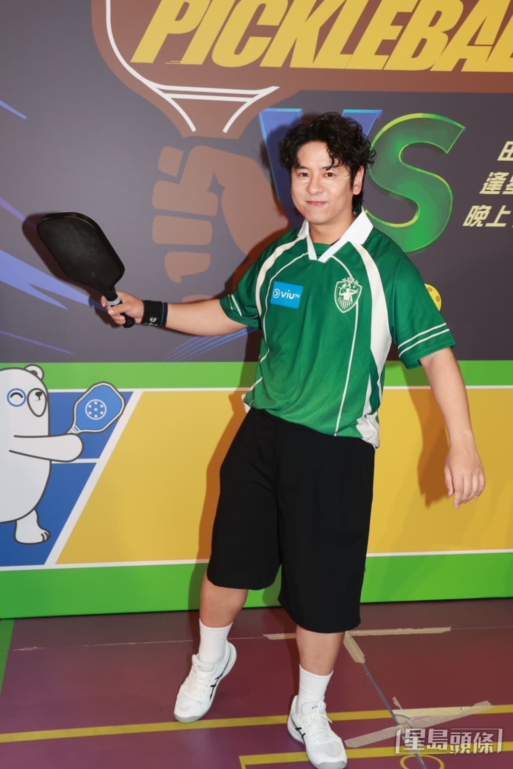 Alfred受朋友感染，近兩年愛上Pickleball運動。