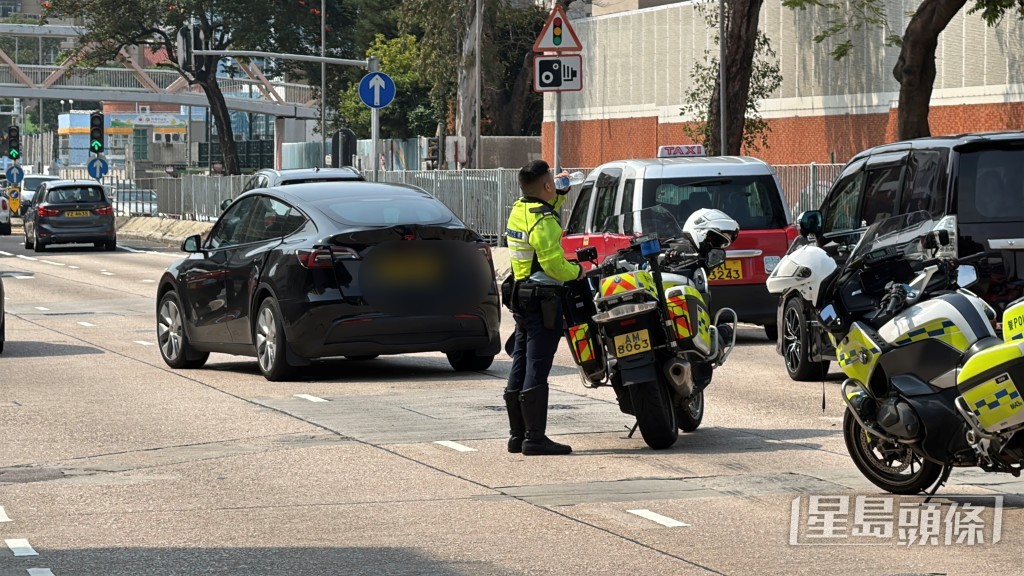 警員到場調查。林思明攝