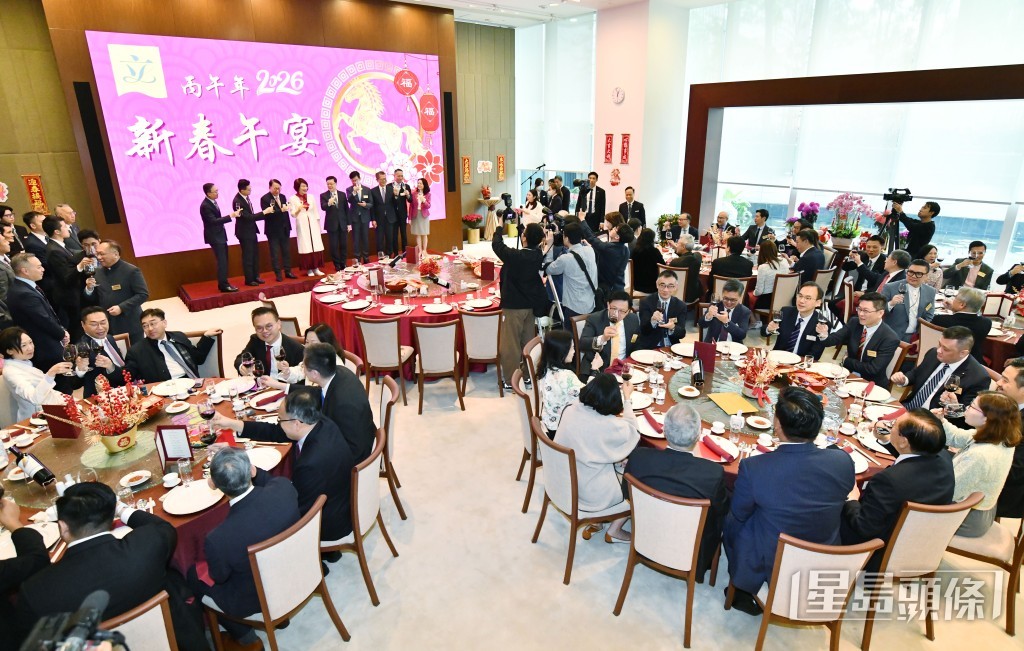 立法會今日（27日）在立法會宴會廳設新春午宴。