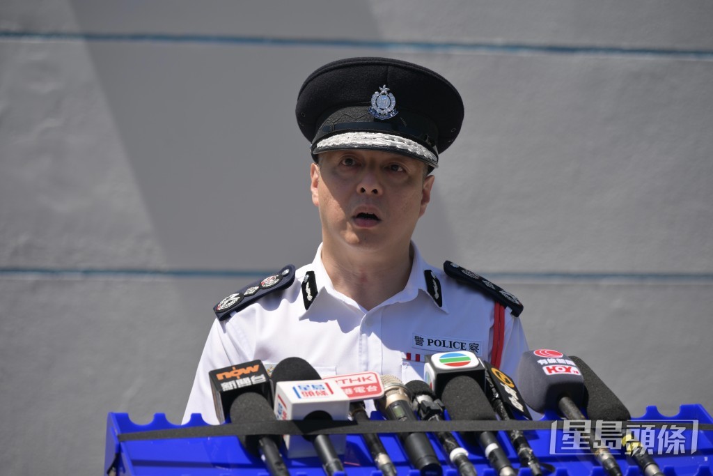 警務處處長周一鳴。蘇正謙攝 警務處處長周一鳴。蘇正謙攝