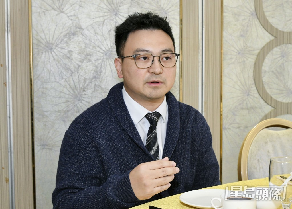 自由黨飲食界立法會議員梁進。 自由黨飲食界立法會議員梁進。