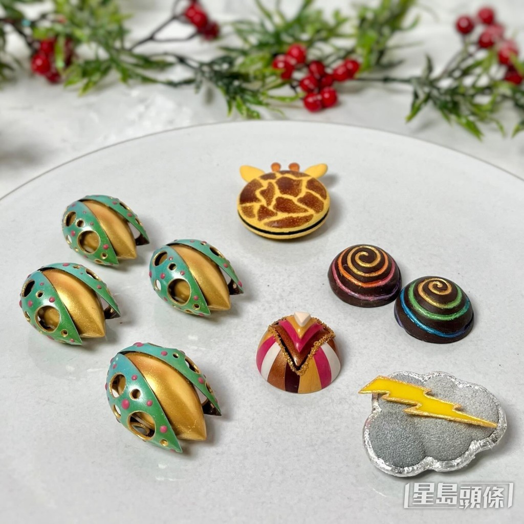 戲中的過癮朱古力，有飄浮朱古力（左一)及靈光一閃朱古力（右一)。