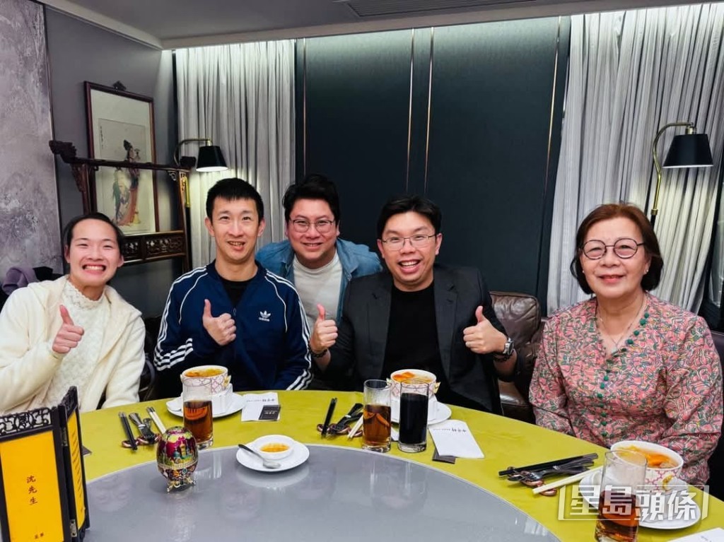 沈慧林日前和蘇樺偉晚宴。