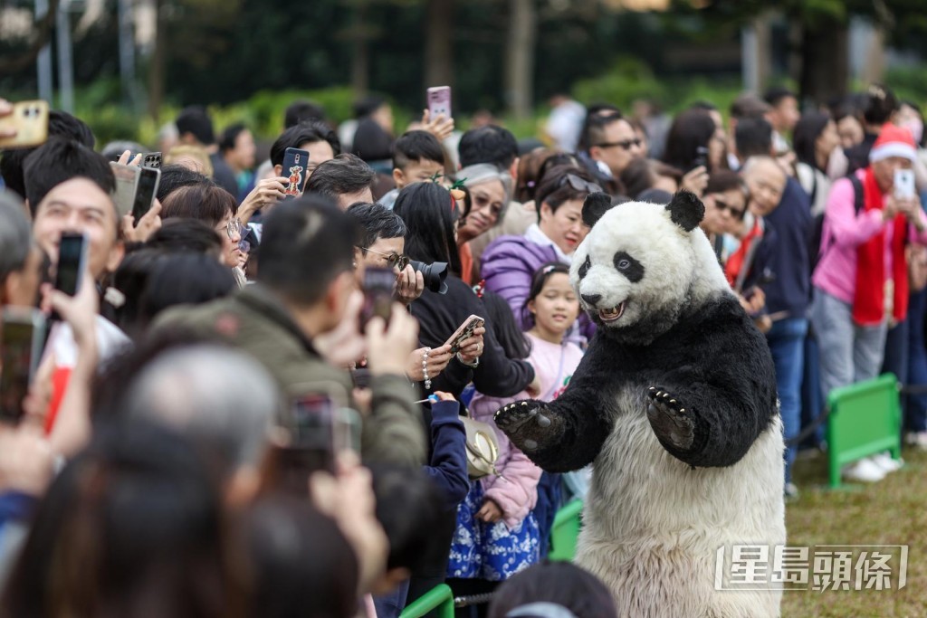 「PANDA GO！香港遊」尾站公眾展覽於中山紀念公園舉行。