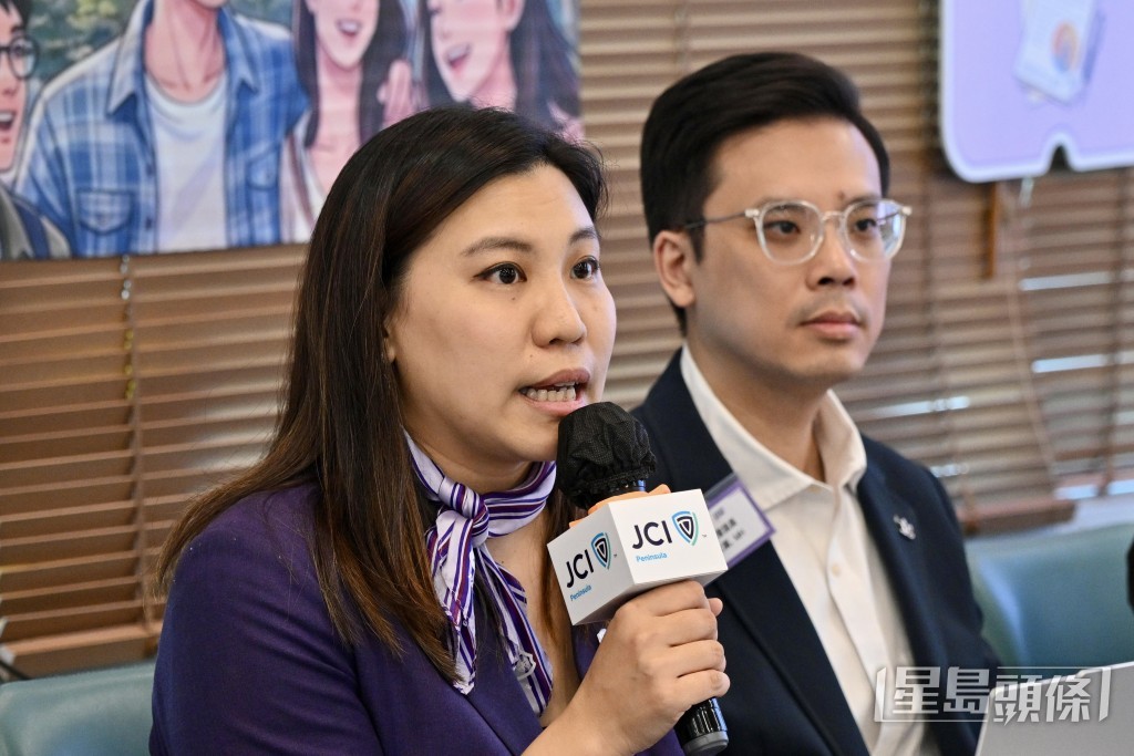半島青年商會會長梁巧然建議強化校園與職場的廣東話應用支援。 半島青年商會會長梁巧然建議強化校園與職場的廣東話應用支援。
