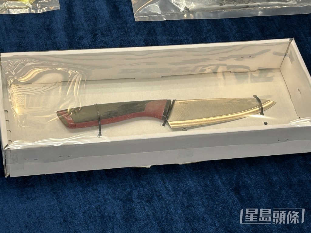 懷疑涉案兇刀。曾志恆攝