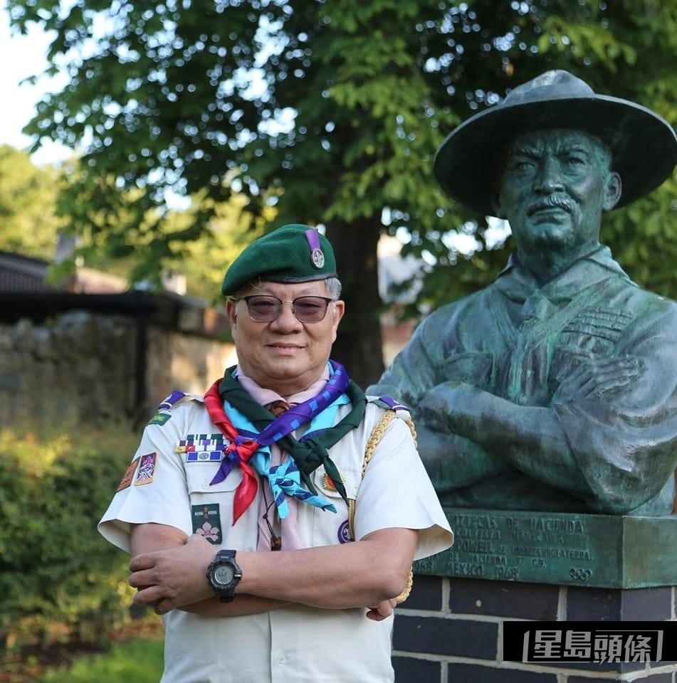 「雲耳仔」於11歲加入童軍「小狼隊」,成年後當上童軍領袖,並指加入童軍改變一生。 受訪者提供 「雲耳仔」於11歲加入童軍「小狼隊」,成年後當上童軍領袖,並指加入童軍改變一生。 受訪者提供