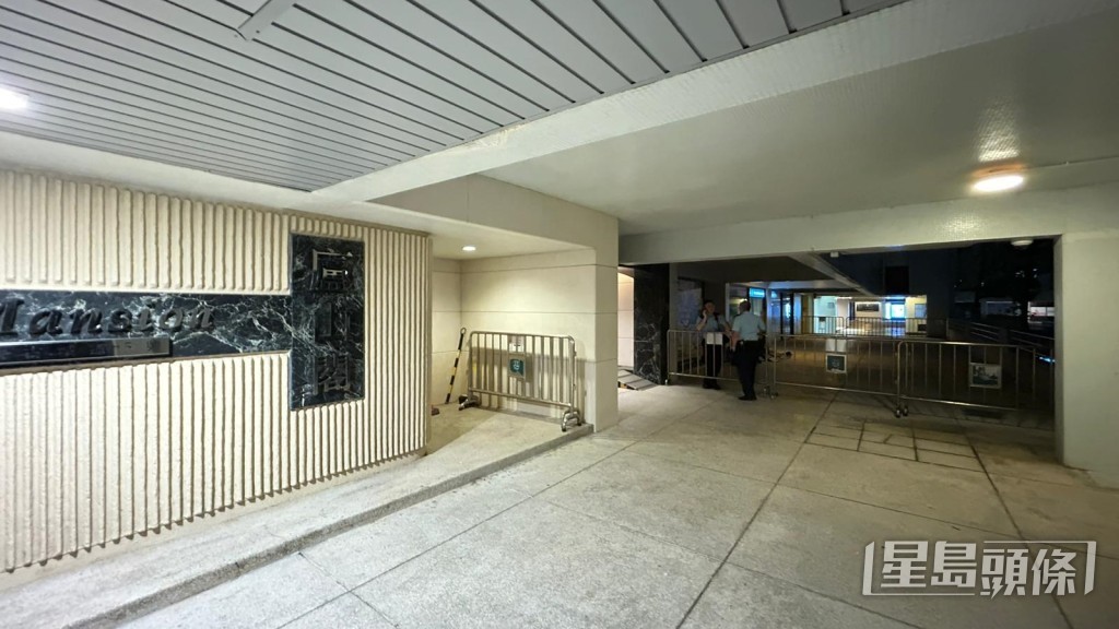 現場為太古城道5號廬山閣。曾志恆攝 現場為太古城道5號廬山閣。曾志恆攝